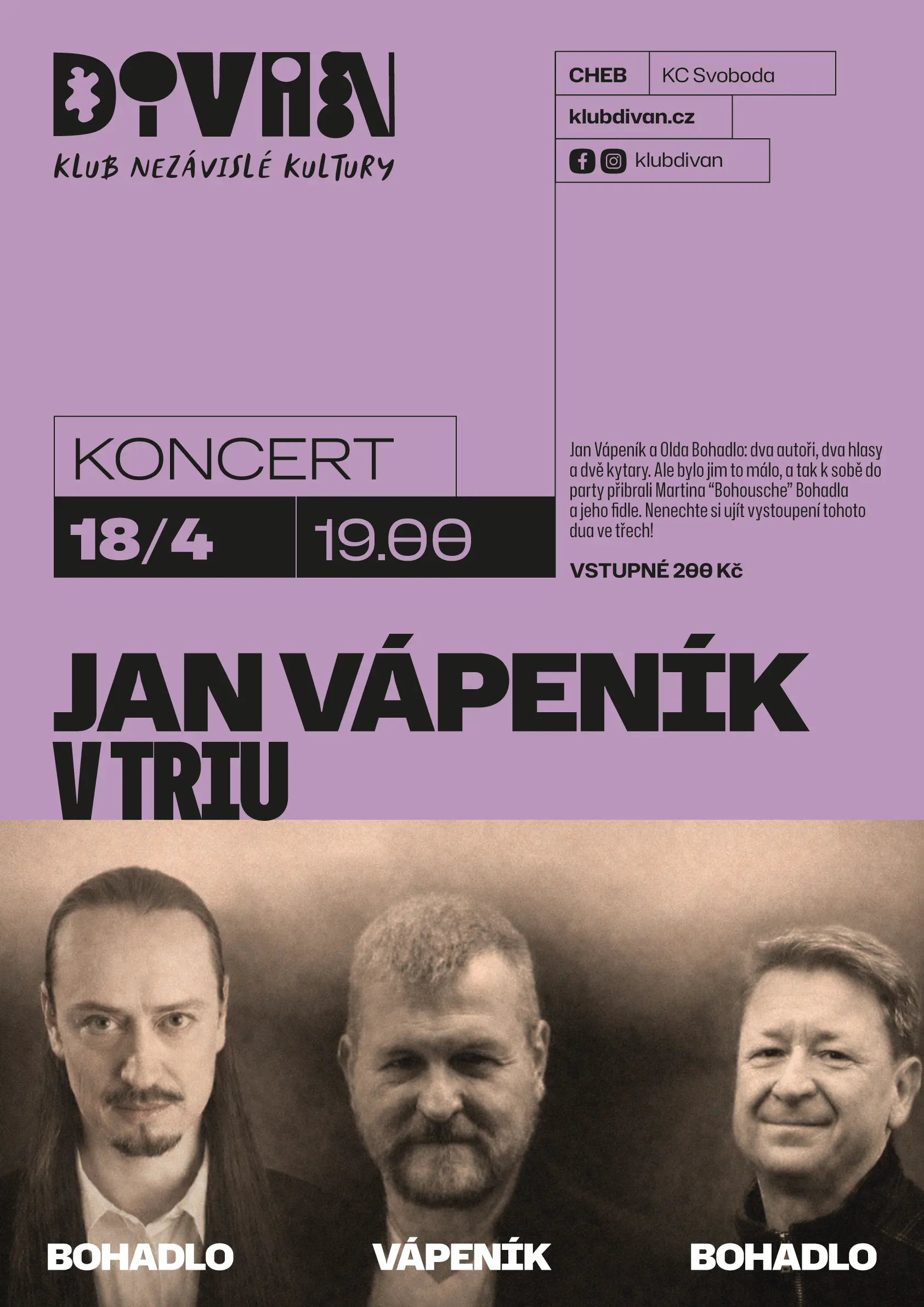Jan Vápeník v triu